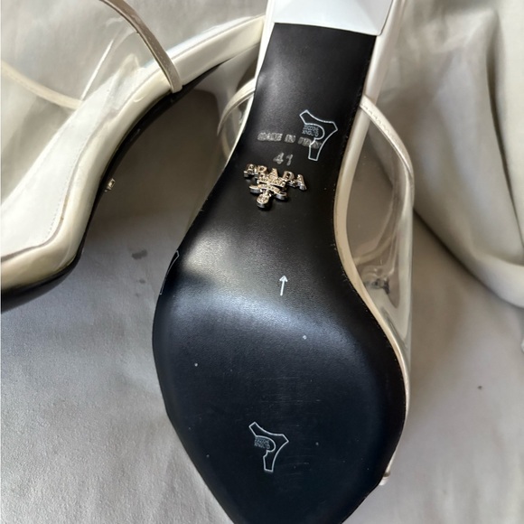 Prada White Mules with Elegant Design - Picture 3 of 6